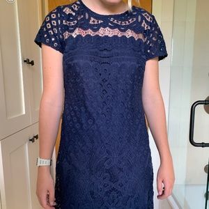 Blue Lace Dress